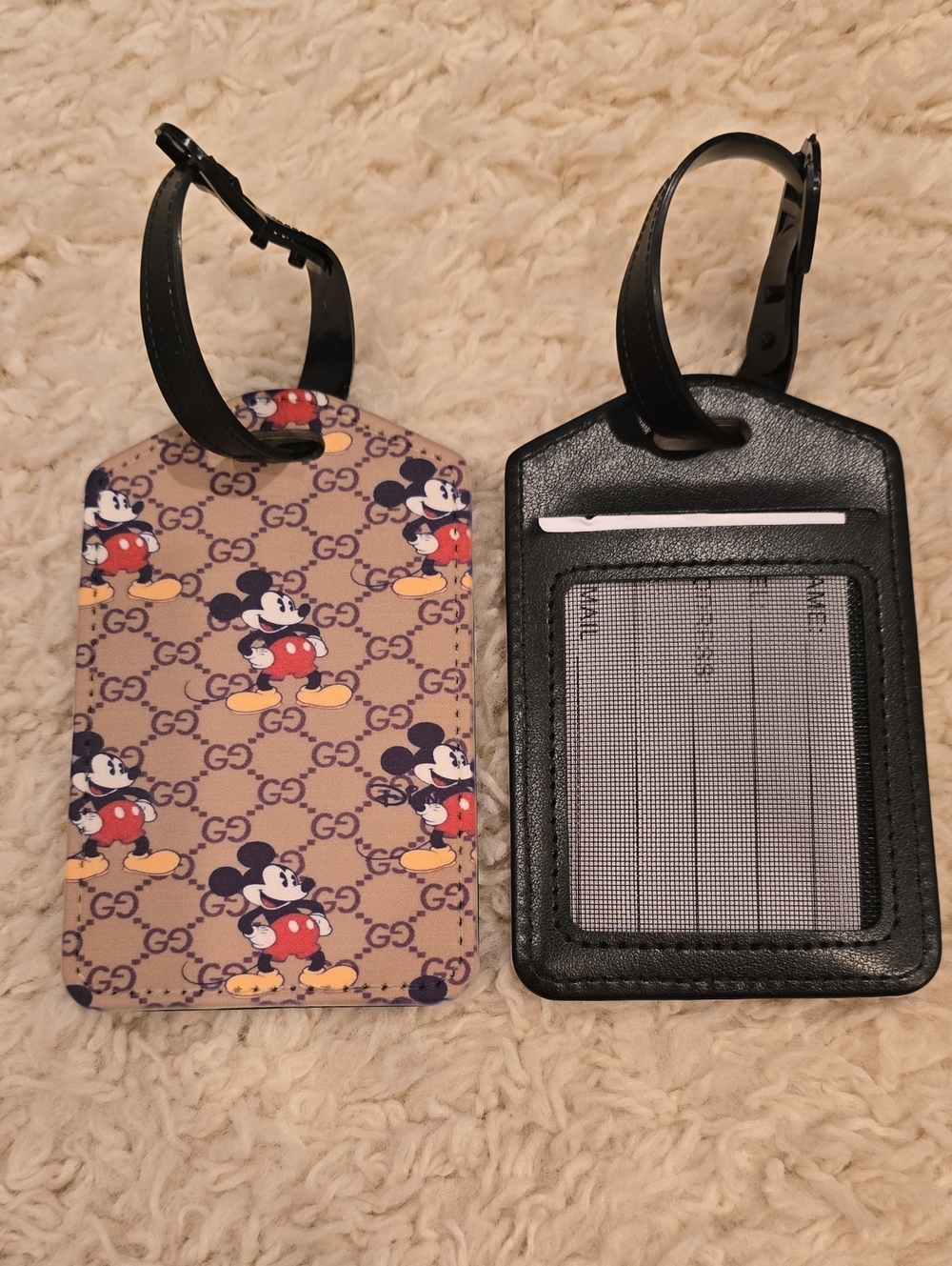 Luggage Tag With Black Strap